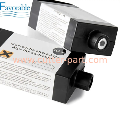 703730 Μαύρο φυσίγγιο μελάνης 200 ml για το Lectra Textile Machine Plotter