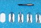 Λεπίδες 1.5mm αντανακλαστικός βαθμός CB15UA καρβιδίου διαμαντιών 45° (5/pack) για τον τέμνοντα σχεδιαστή Graphtec